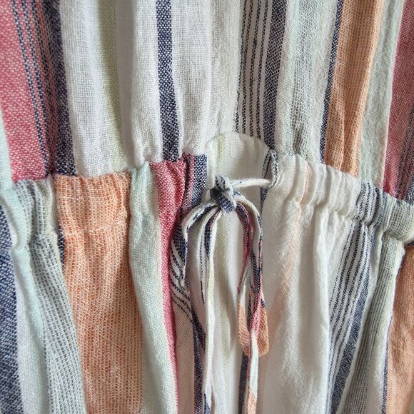Rails Wren Marrakesh Multicolor Striped Linen Mini Dress S - Picture 4 of 9